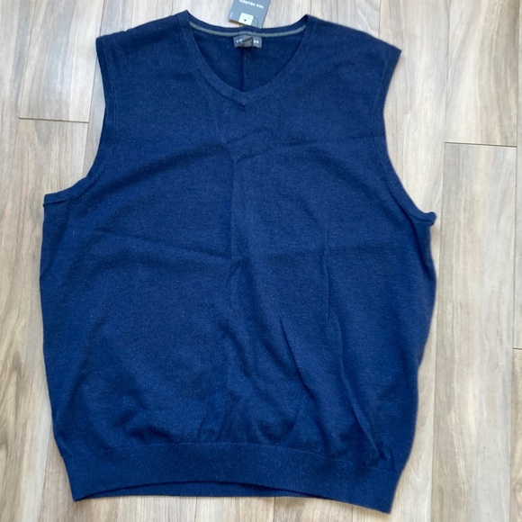 Mens van heusen classic fit sweater vest size L - Picture 4 of 13